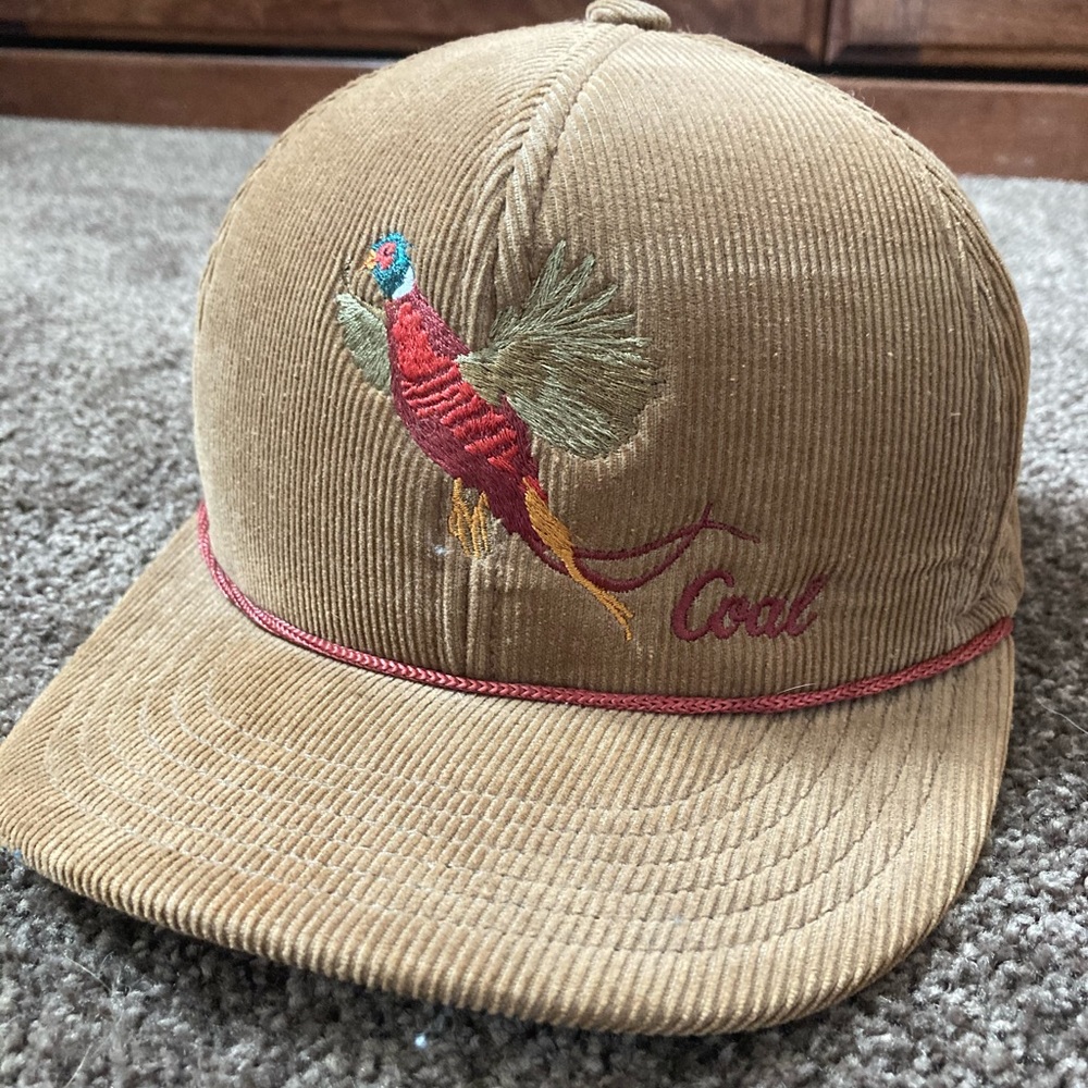 Coal wilderness corduroy snapback hat